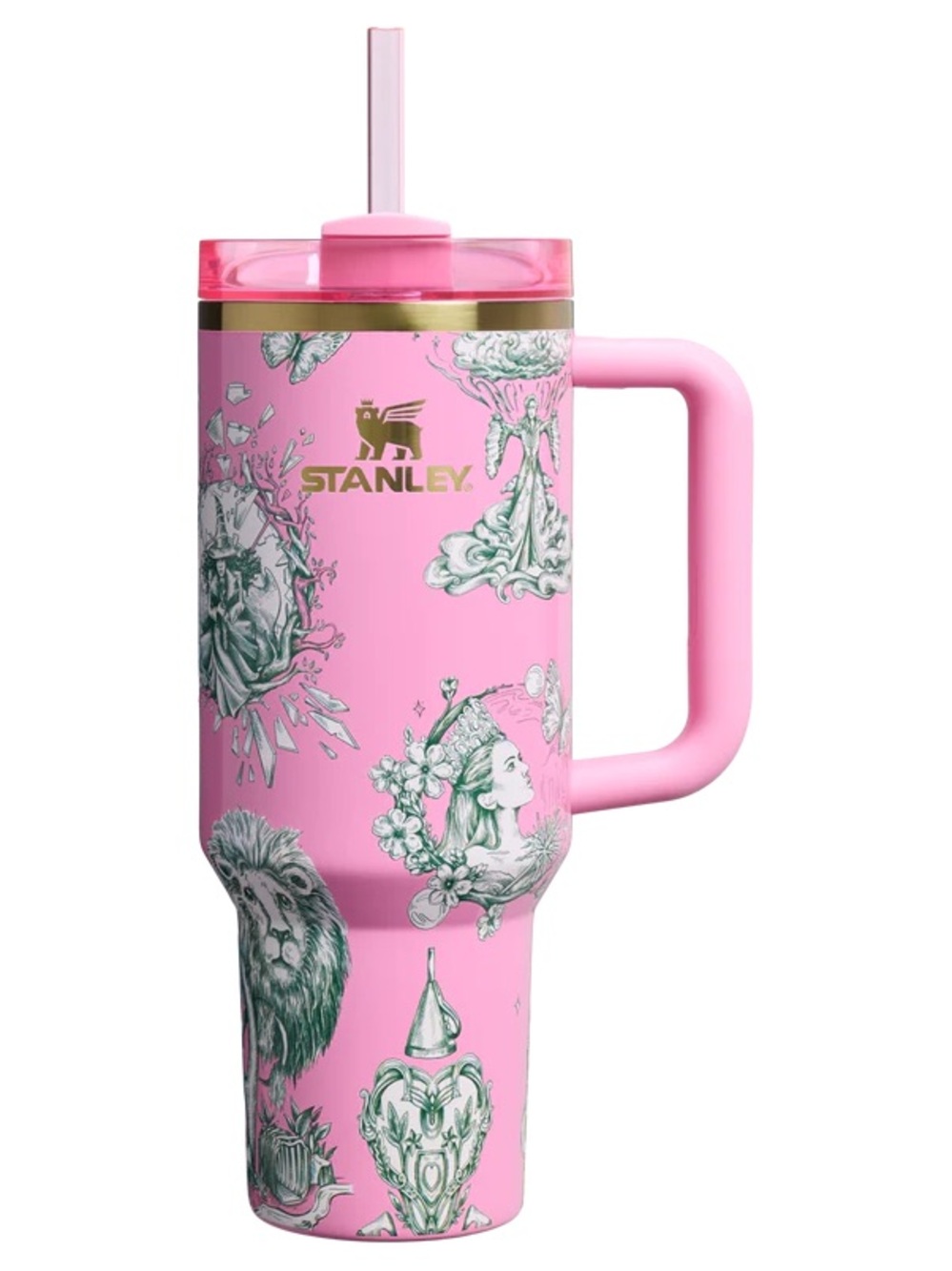 🩷💚NWT STANLEY X WICKED FOR GOOD 40 OZ  QUENCHER H2.0 FLOWSTATE TUMBLER